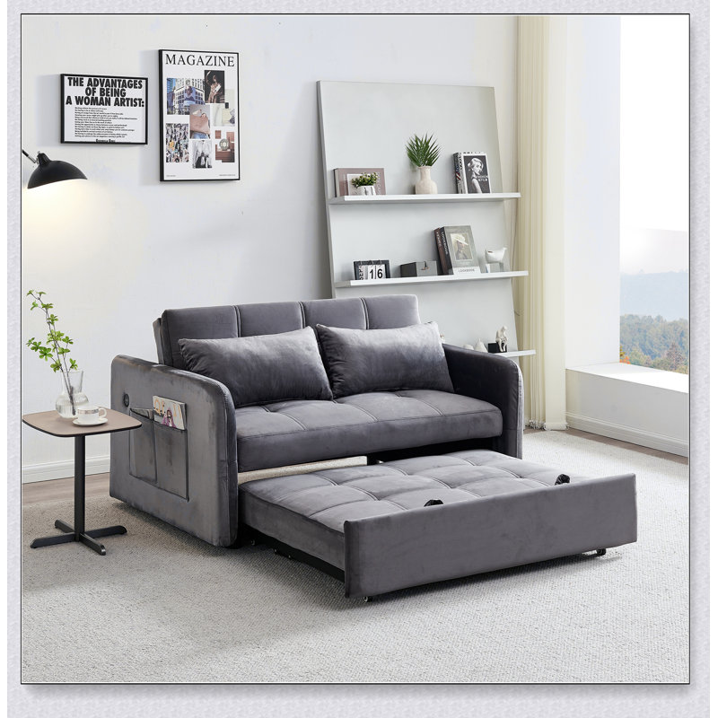 Structure de base solide en velours Twins, Gris