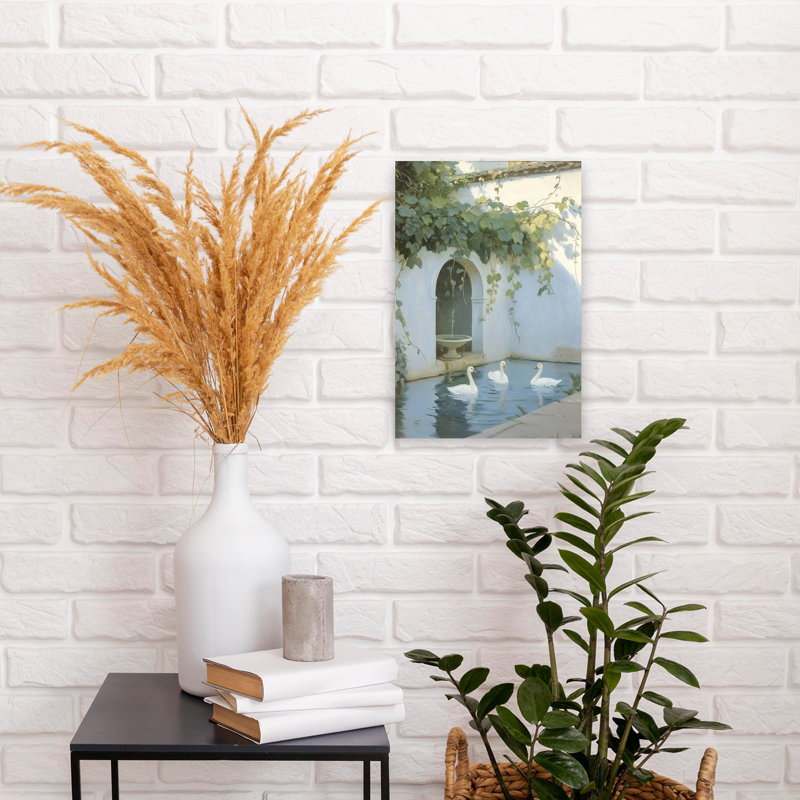 Art mural contemporain italien Pergola, H 18 po x l 12 po
