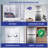 Conserv 10cf Top Freezer Refrigerator 24in Frost Free E-Star Quiet 43dB 110V SS