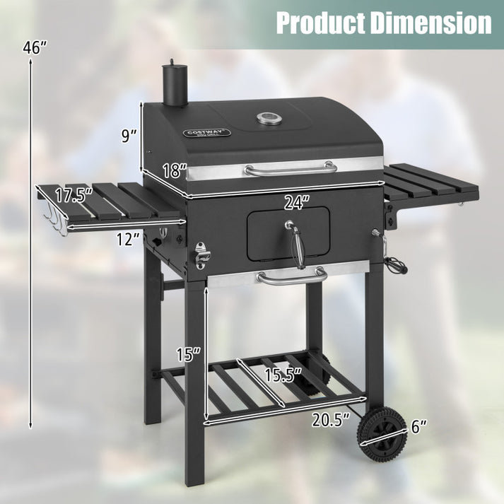 CasaCore 21'' W Portable Charcoal Grill
