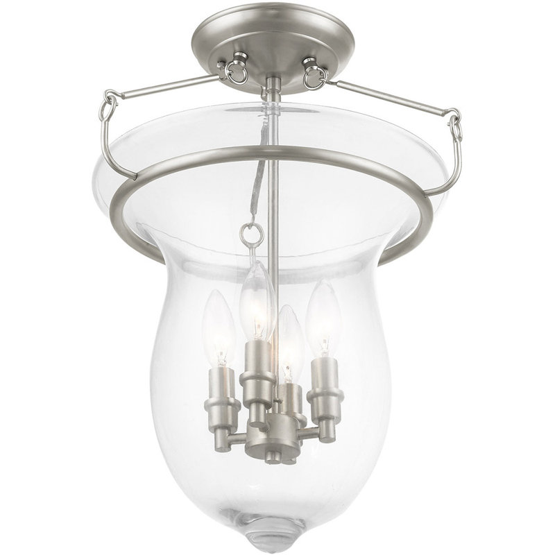 Piffard Glass Semi Flush Mount