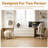  Extendable Home Office Desk Dresser Desk 2 Person Table With 6 Storage Drawers-1980238027