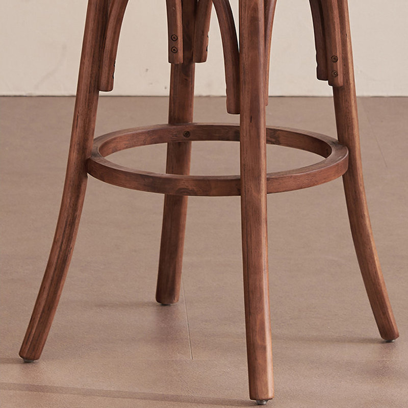 Chaise avec accoudoirs à dossier solide kaki noisette (ensemble de 2), H 40,16 po x L 21,26 po x l 19,29 po