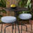 Decorative Indoor Outdoor Waterproof Round Cushion Cover, Patio Bar Stool UV Resistant Seat Cover-387516950