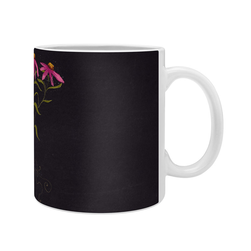 Grande tasse à café echinacea
