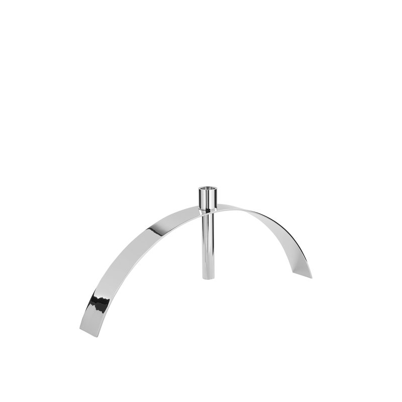 Sydney Metal Tabletop Candlestick, 22cm H x 56cm W x 6cm D