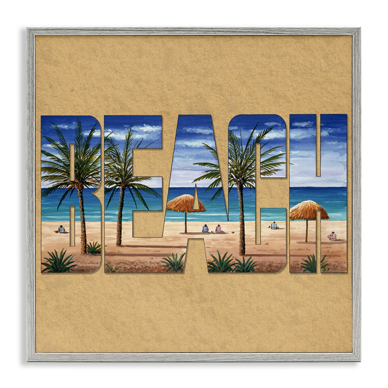 Impression sur toile tropicale, estampe numérique par Art Brands, LLC., Estampe numérique Farmhouse, H 17 po x l 17 po