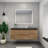 Castin 60" Wall-Mounted Single Right Sink Bathroom Vanity Set-230153643