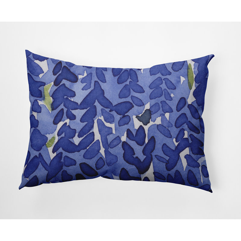 Coussin lombaire, bleu