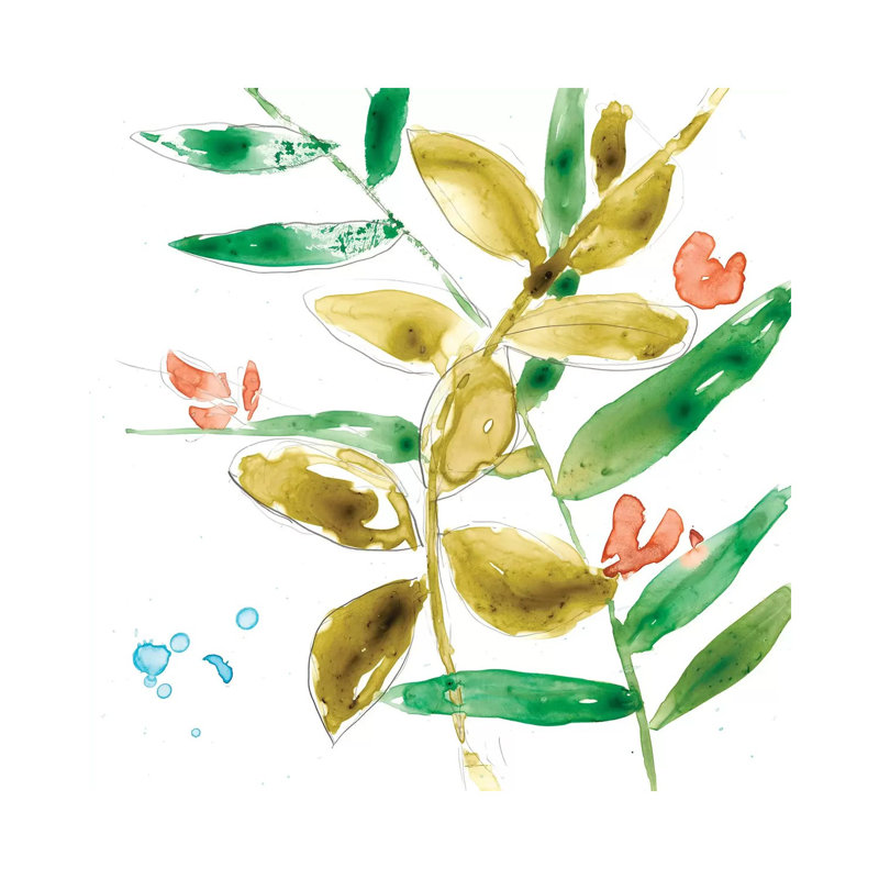 Tropical Display V by Jennifer Goldberger - Wrapped Canvas Painting, 93.98 cm H x 93.98 cm W x 3.175 cm D