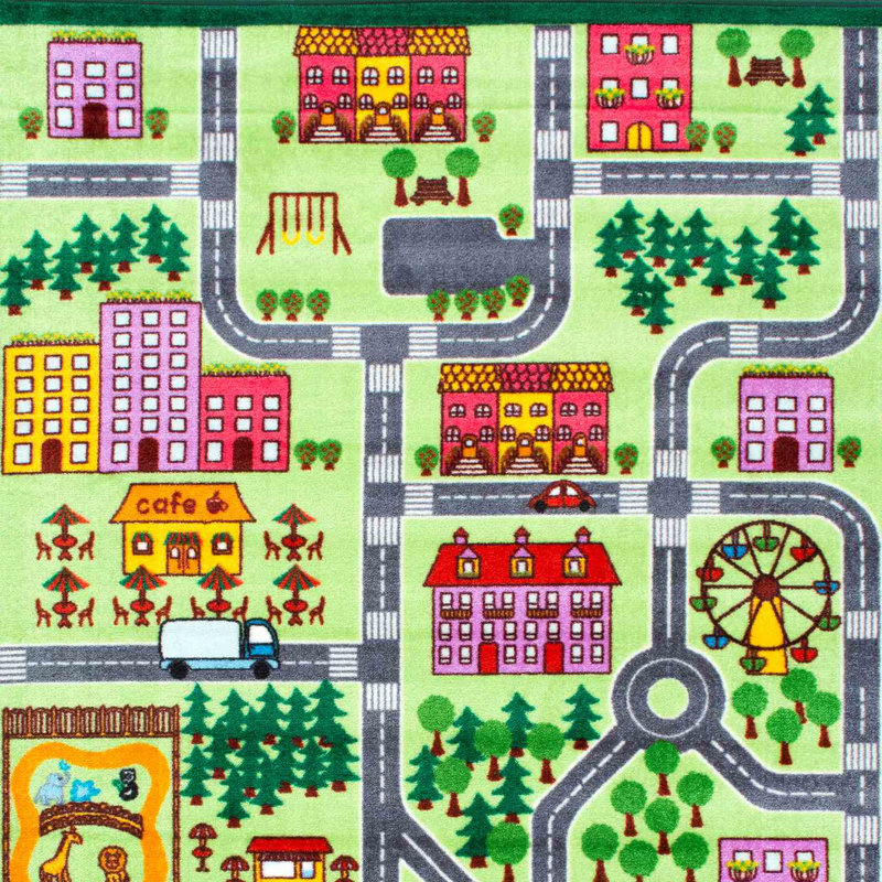 Tapis pour enfants Rhoda, Rectangle 5 pi x 7 pi 5 po