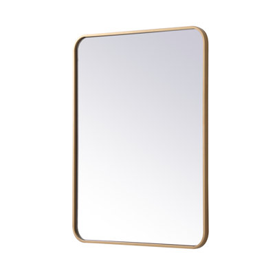 Sabine Metal Rounded Rectangle Wall Mirror