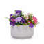 2 pots de fleurs en céramique, pot de fleurs moderne pour l'extérieur, patio
