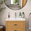 Plateau de meuble-lavabo simple blanc 28 po x 19 po avec 1 trou de robinet et trop-plein (lavabo seulement)