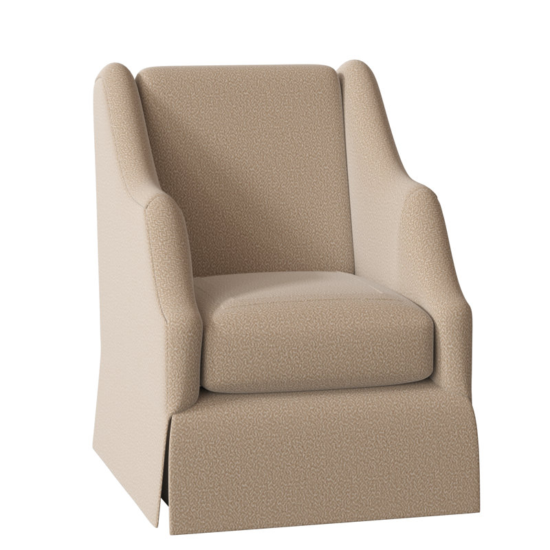Fauteuil à coussin bas 27,5 po Claudette, Blé Maya