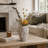 5.3" Distressed Textured Ceramic Table Vase-136216641