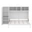 Grand lit escamotable avec armoires-658907197