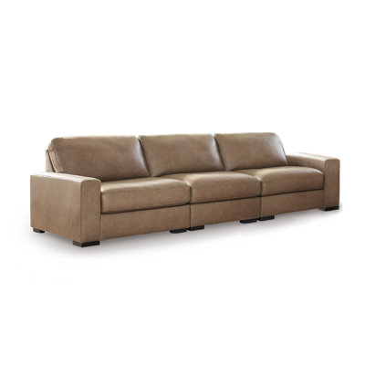 Aberdeen 138" Genuine Leather Modular Sectional