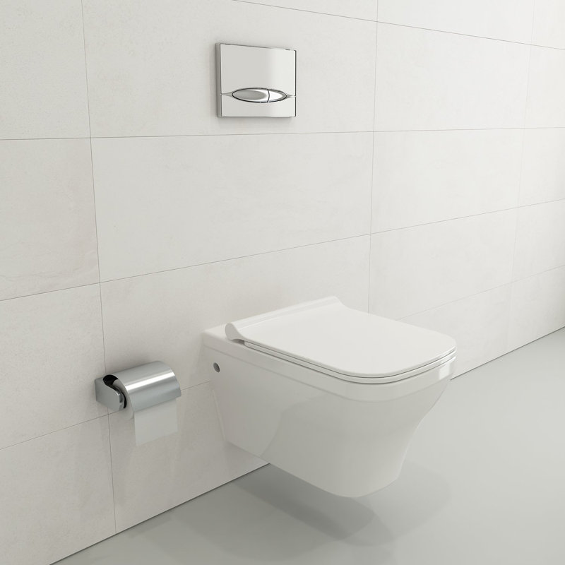 Firenze Wall-Hung Toilet Bowl, White