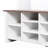 4-in-1 Hall Tree with 6 Hooks with Adjustable Shelves-1688451890