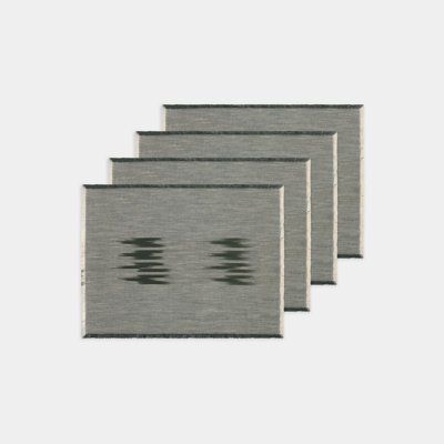 Peshtemal Ikat Cotton Fringe Placemats