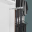 Rev-A-Shelf 14" Sliding Belt Rack for Custom Closet Systems, Chrome, BRC-14CR