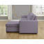 Canapé-lit et chaise longue réversible en velours de 91 po avec rangement Blatnice-1294386120-1286130297