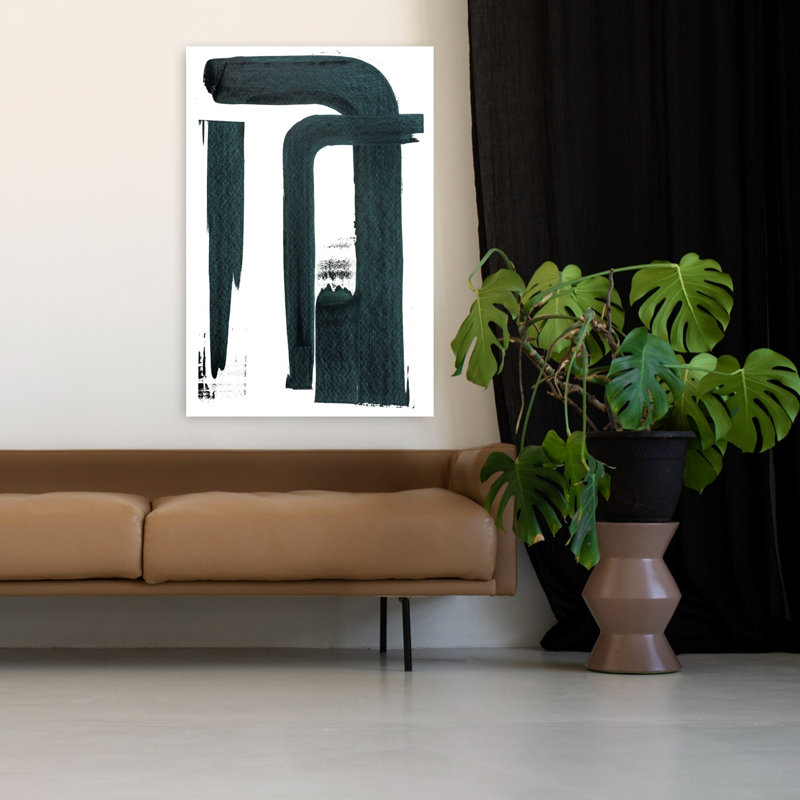 Art contemporain, art contemporain minimaliste abstrait, H 48 po x l 32 po