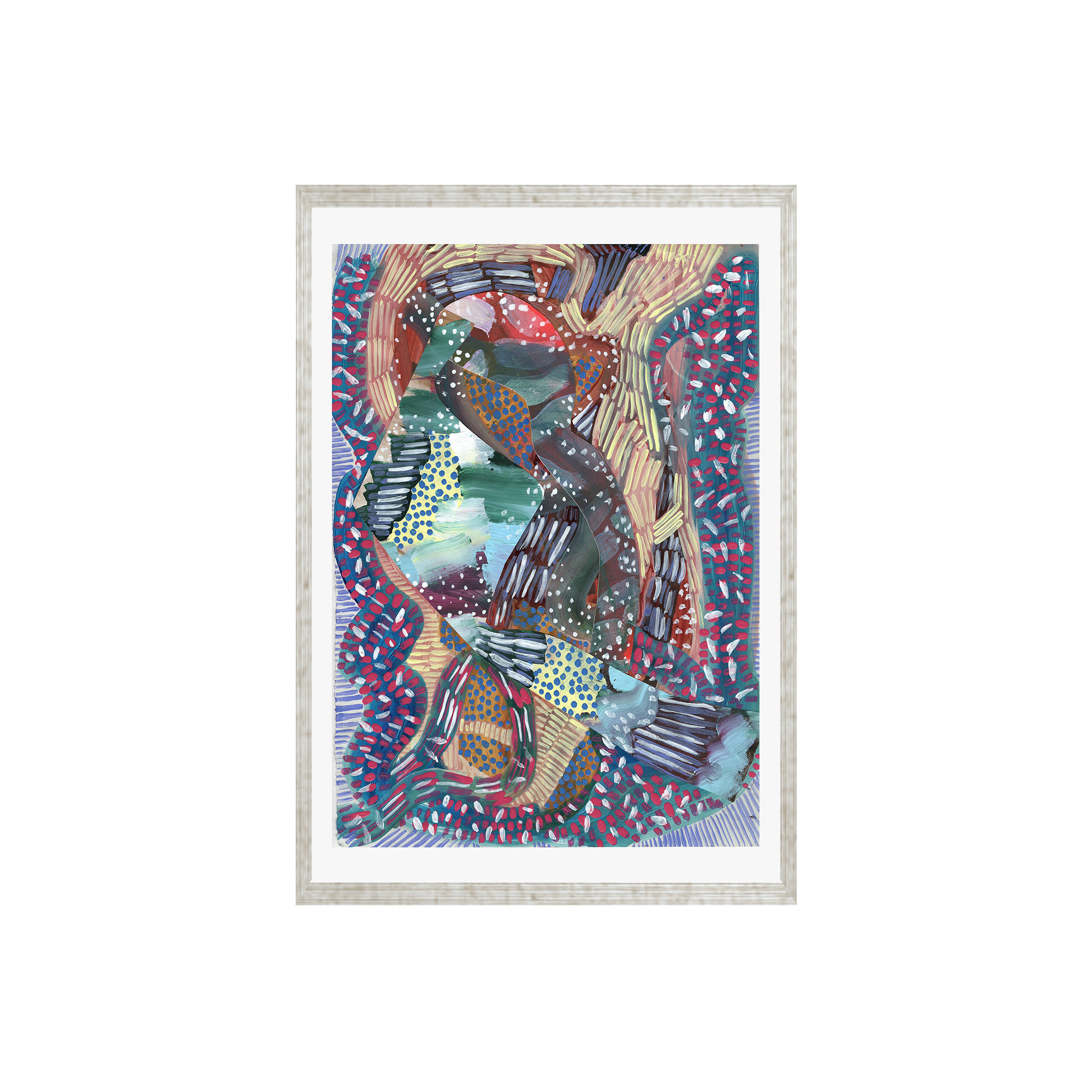 Baby Your Electric by K'era Morgan, Silver Paper Single Picture Framed, White, 16" H x 12" W