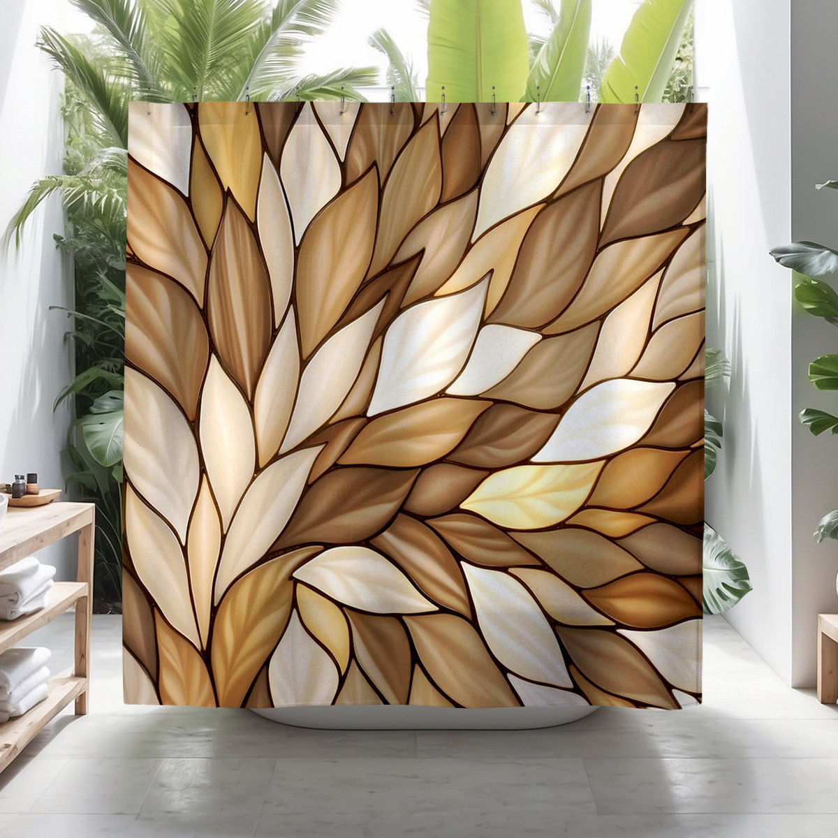 ULLI HOME Dreyer Shower Curtain Wayfair