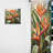 Birds of paradise tropical flowers I - Traditional Velvet Curtain - Room Darkening - 1 panel-107831747