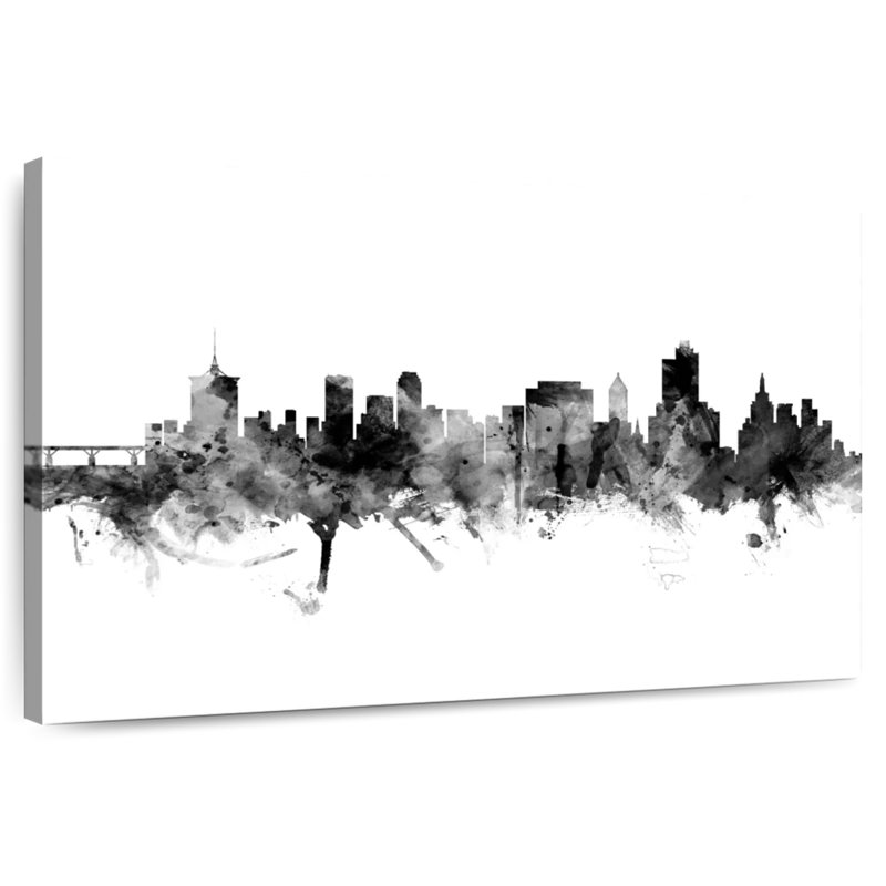 Nicci Tulsa Oklahoma Skyline IV, 26" H x 39" W