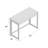 Saru Foldable Solid Wood Solid Wood Writing Desk
