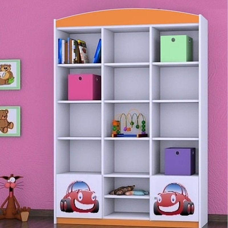 Sonny 183cm H X 132cm W Kids Cube, Orange