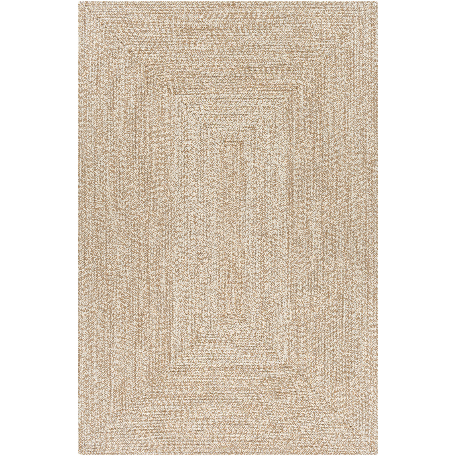 Leroux Beige Indoor/Outdoor Rug, Rectangle 3' x 5'