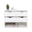 Commode 4 tiroirs, finition blanche-1596953340