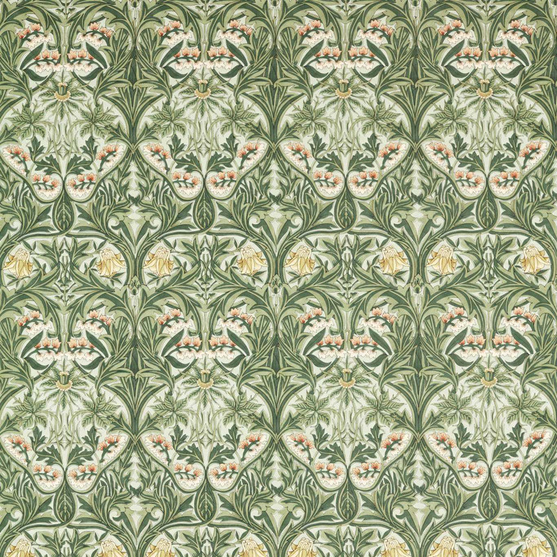 Bluebell Fabric, Leafy Arbour