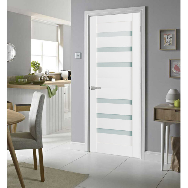 Porte standard en bois manufacturé Quadro, 79,5 po x 17 po