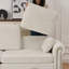 Canapé-lit gigogne 3 en 1 de 218 cm (86 pouces) avec garniture cloutée et accoudoirs arrondis, chenille beige-101372977