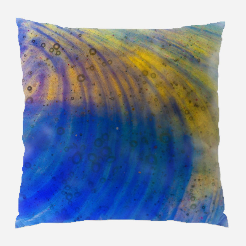 Coussin décoratif art Ringler, Microsuède, Intérieur