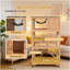Maison d'extérieur en bois pour chat, maison pour animaux