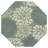 Zinnia Modern Floral Textured Weave Cream/Green Indoor/Outdoor Rug-2098089718