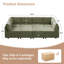 Chenille Upholstered Sectional Sofa Couch With Ottoman-120142499