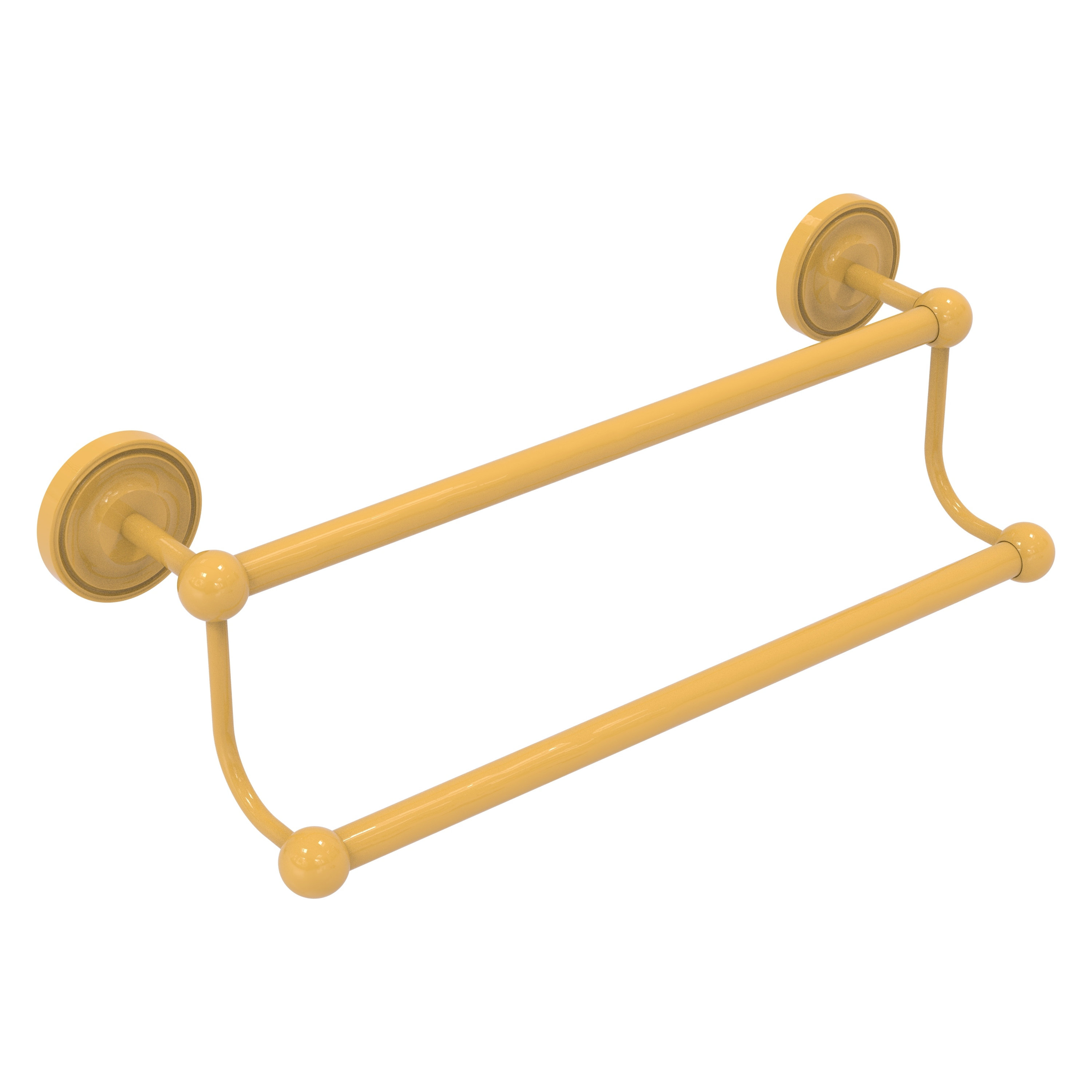 Allied Brass Prestige Regal Matte White Wall Mount Towel Rack with 4 Bars