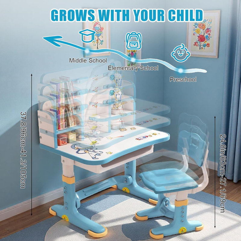 Ensemble de bureau et de chaise, bureau pour enfants