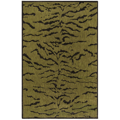 Jamie Drake Hand Knotted Silk And Wool Animal Print Rug