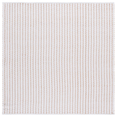 Cape Cod 451 Hand Woven Cotton Pile Chevron / Zig Zag Rug