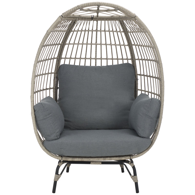 Emmett Outdoor Lounge Chair, Gray