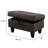 Julionna 28.5" Wide Flannel Upholstered Storage Ottoman