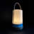 Groove Cordless LED Outdoor Table Lamp With Dimmer, Built-In Rechargeable Battery, 3-Level Brightness, White